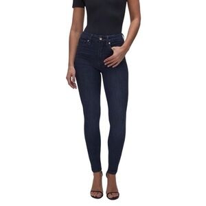 Good American High Rise Skinny Jeans Women’s Size 31 Stretch Denim USA